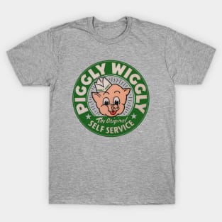 GREEN PIGGLY WIGLY SELF SERVICE T-Shirt